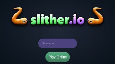 Tampilan Game Slither.io
