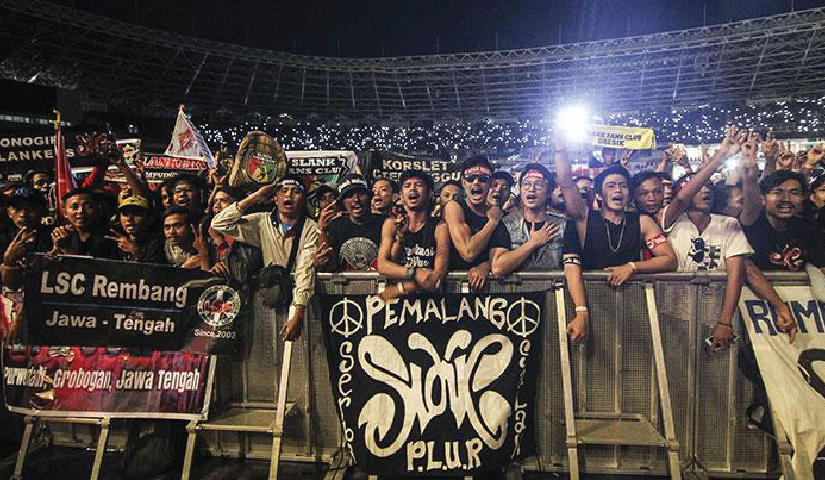 Slankers selalu siap mendukung dimanapun dan kapanpun