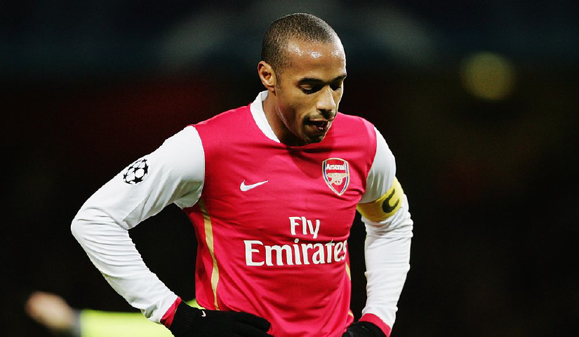 Thierry Henry Saat Masih Aktif Bermain untuk Arsenal.