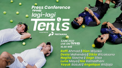 Lagi-lagi Tenis bisa kamu tonton secara online di channel YouTube RANS Entertainment