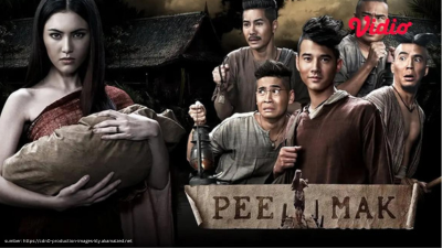 Poster Film Thailand Pee Mak (2013) Bergenre Horor Komedi di Netflix