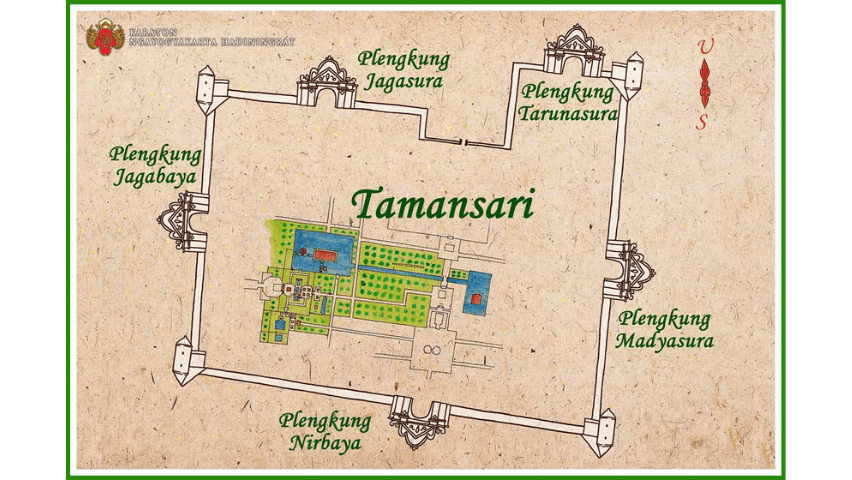 Denah Taman Sari Yogyakarta