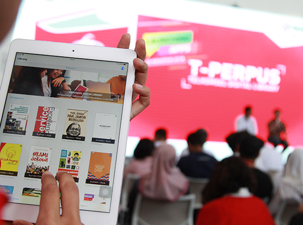 Telkomsel Hadirkan Aplikasi T-PERPUS  untuk Tingkatkan Minat Baca Anak Muda Indonesia