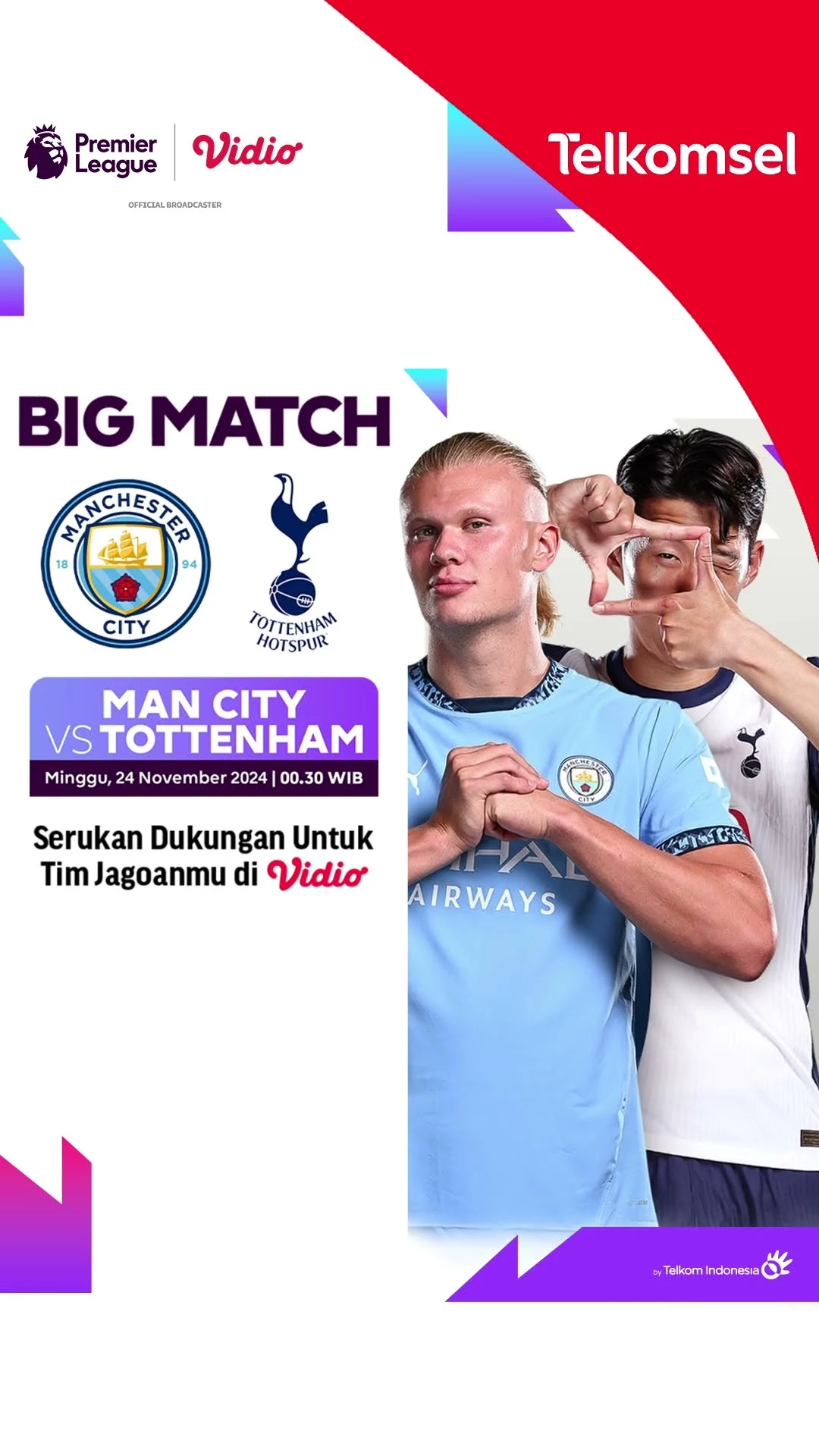 Manchester City vs Tottenham Hotspur