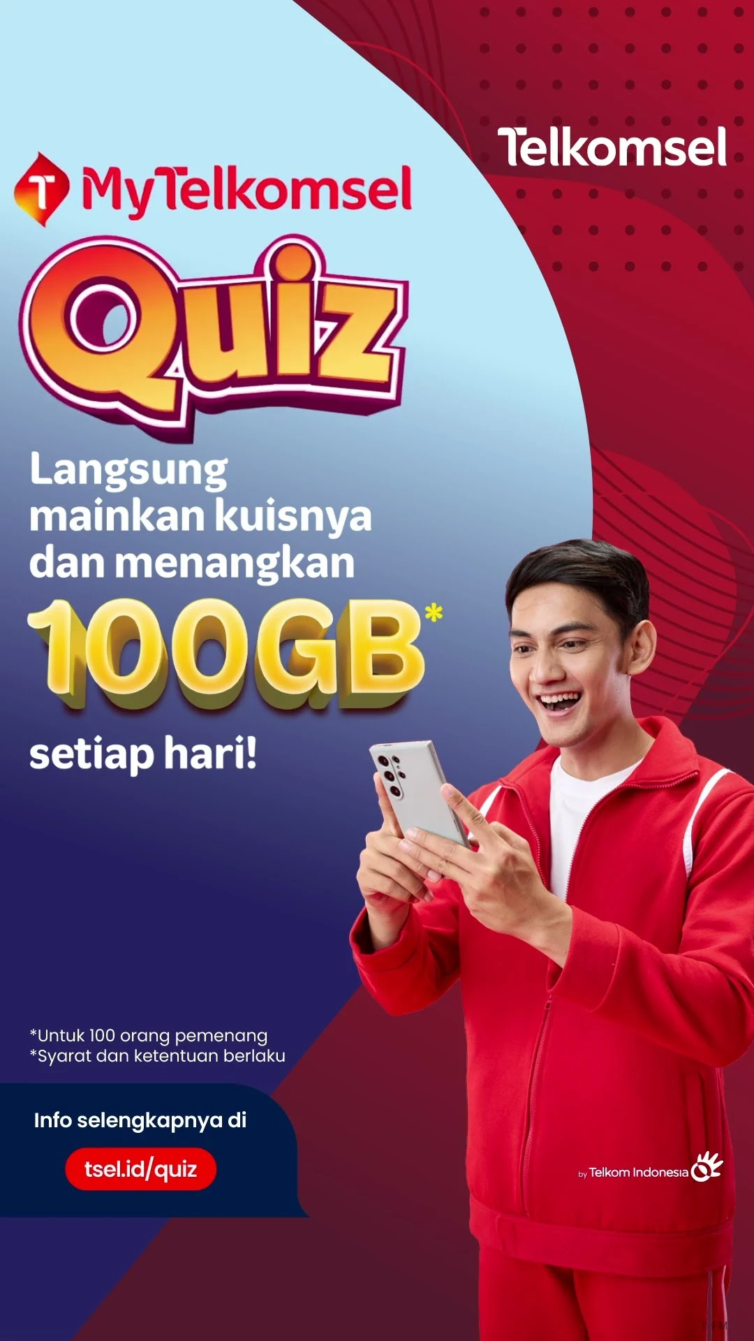 Main MyTelkomsel Quiz bisa dapat kuota!!